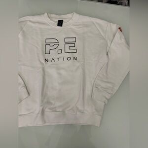 P.E Nation White Sweatshirt